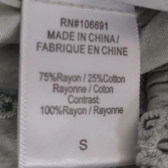 Young Fabulous & Broke Mint Eyelet Wide Leg Pants - Picture 10 of 12